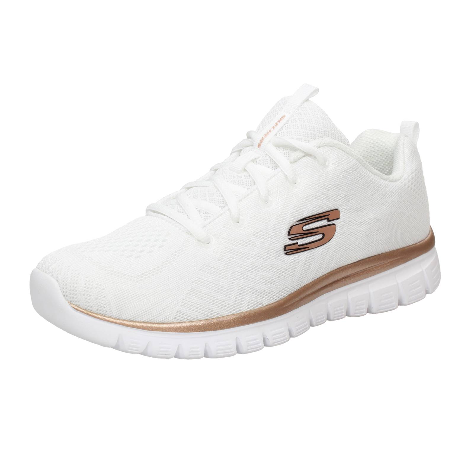 SKECHERS Get Connected - Fitness-Schuhe mit Memory Foam Damen weiß