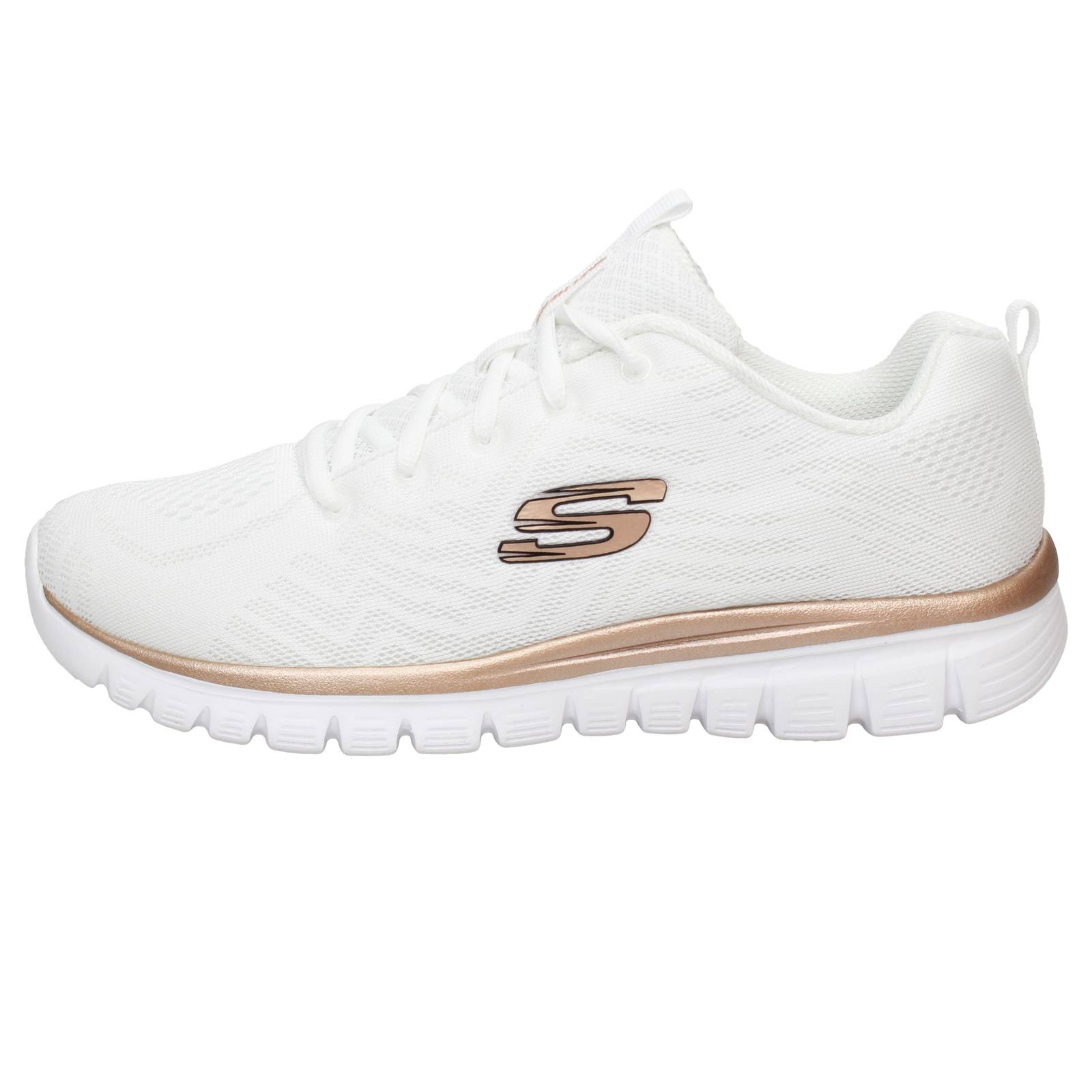 SKECHERS Get Connected - Fitness-Schuhe mit Memory Foam Damen weiß Foto 4