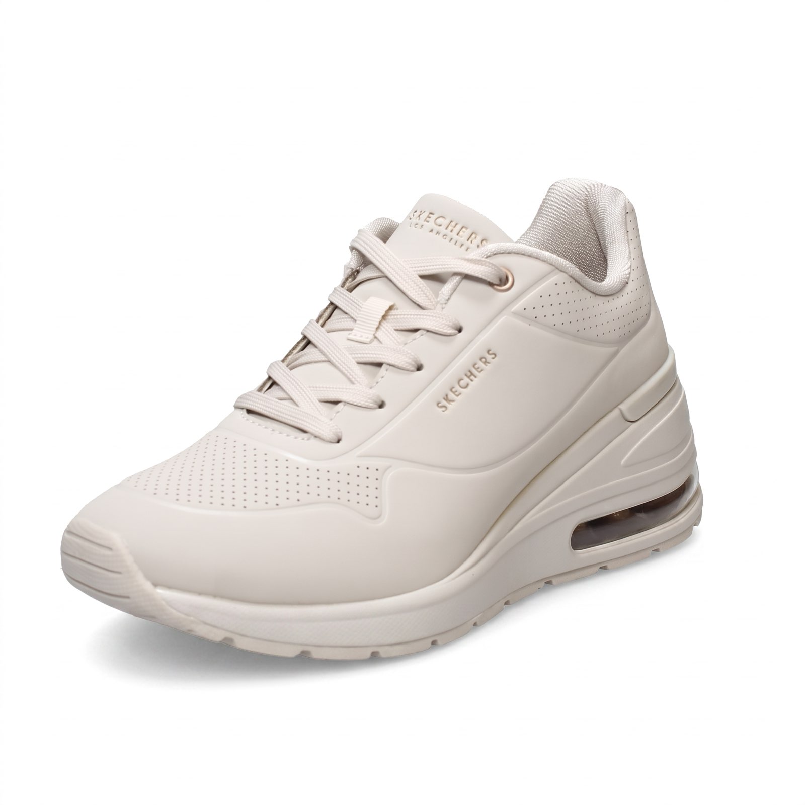 SKECHERS Million Air – Sneakers mit Keilabsatz Damen beige Foto 1