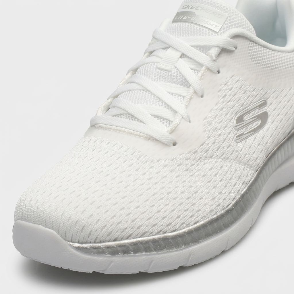 SKECHERS Bountiful - Sneakers avec mousse à mémoire de forme Femme blanc Photo 5