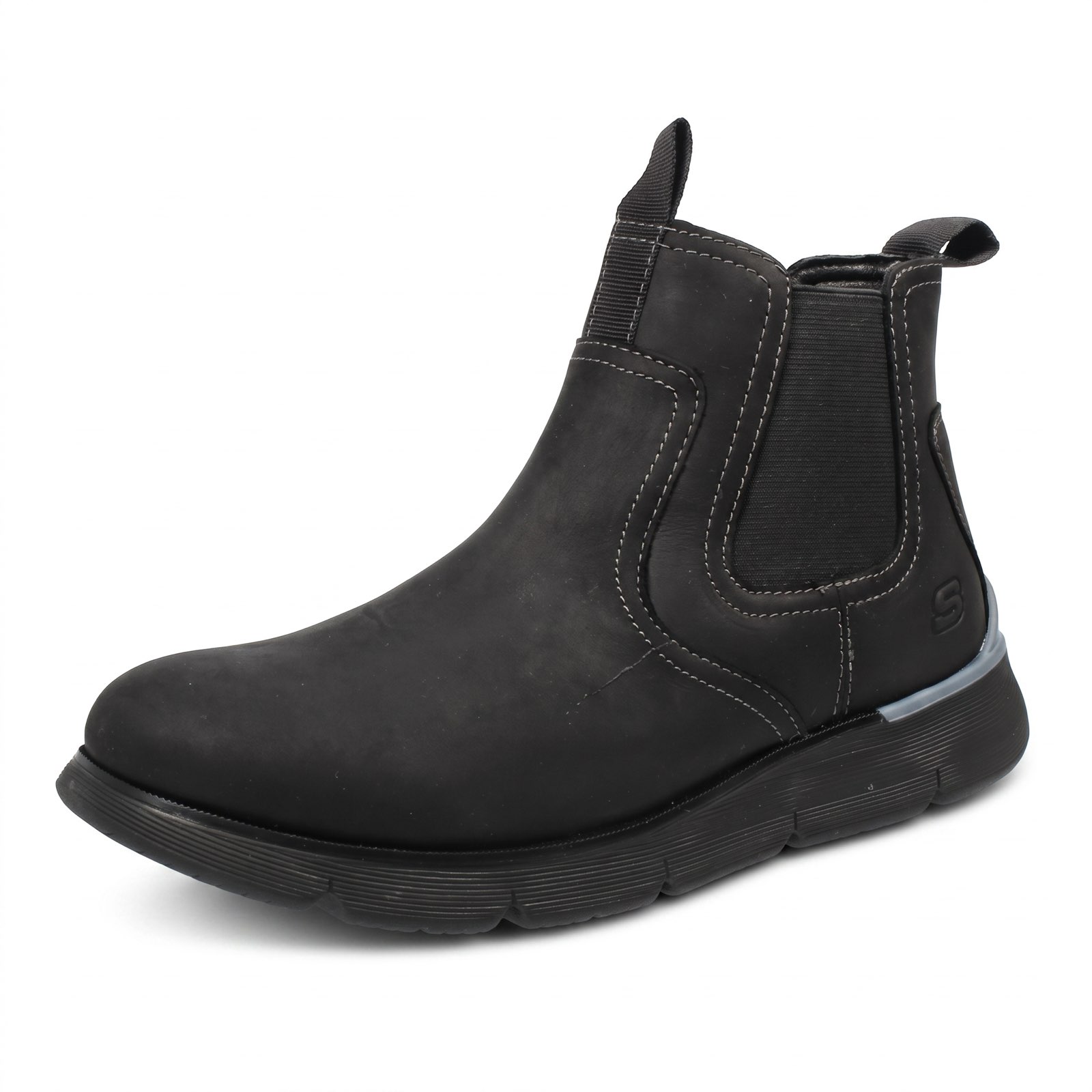 SKECHERS Augustino - Leather Chelsea Boots Man black Photo 1