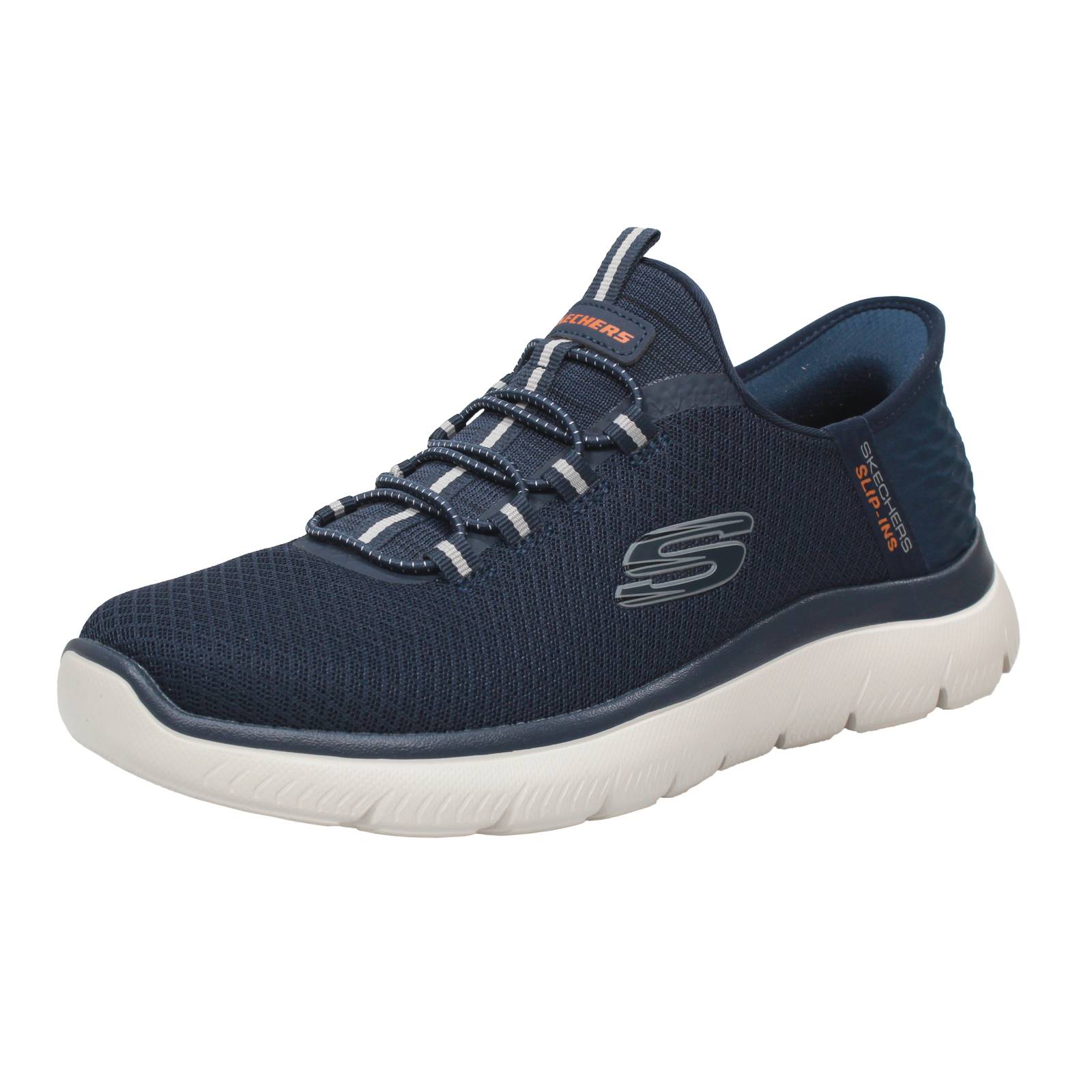 SKECHERS Summits Slip Ins - Chaussons avec mousse à mémoire de forme Homme bleu