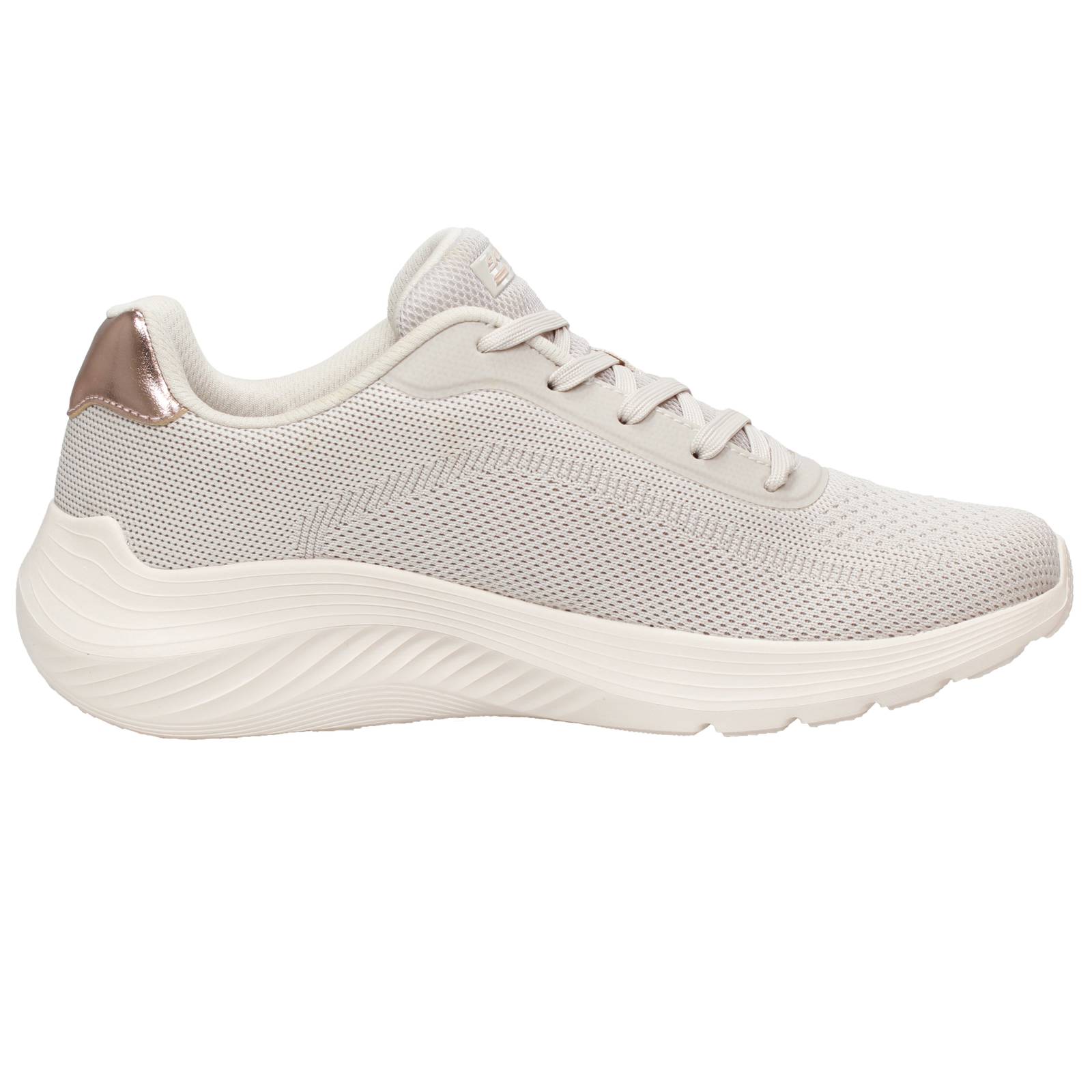 SKECHERS Bobs Squad Waves - Sneakers avec mousse à mémoire de forme Femme beige Photo 3