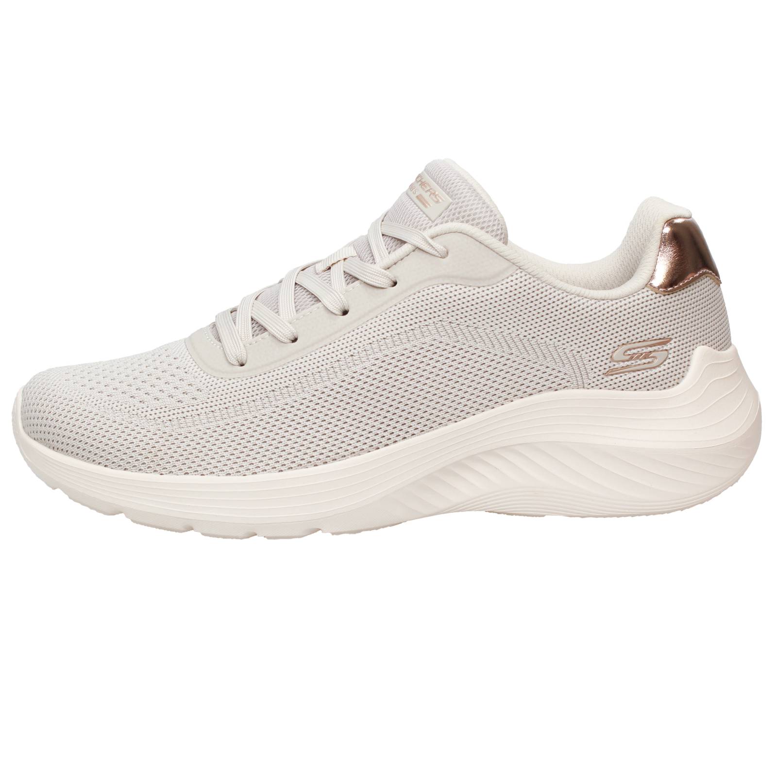 SKECHERS Bobs Squad Waves - Sneakers avec mousse à mémoire de forme Femme beige Photo 4