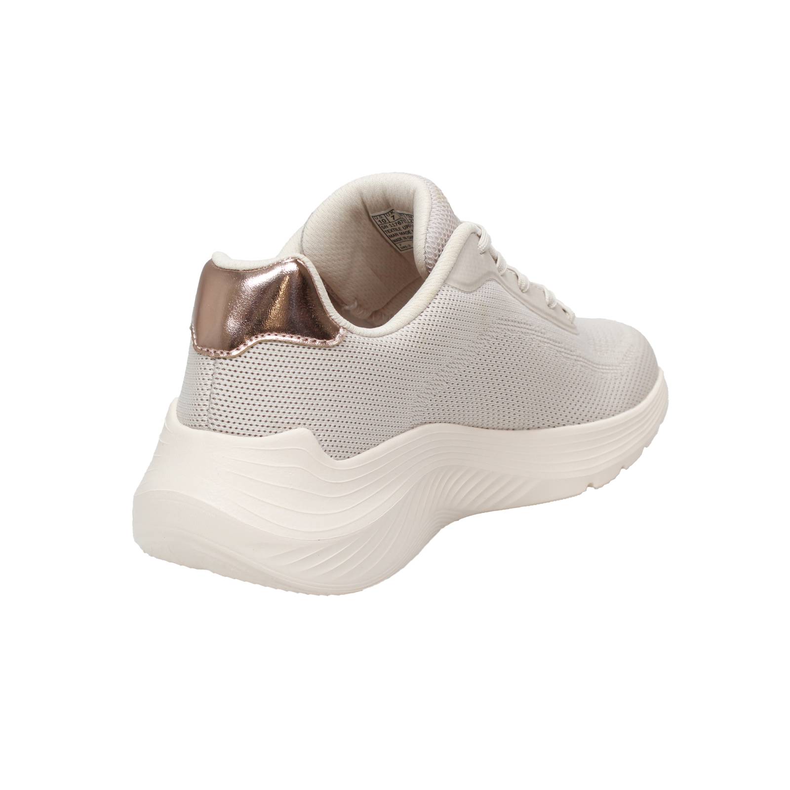 SKECHERS Bobs Squad Waves - Sneakers avec mousse à mémoire de forme Femme beige Photo 6