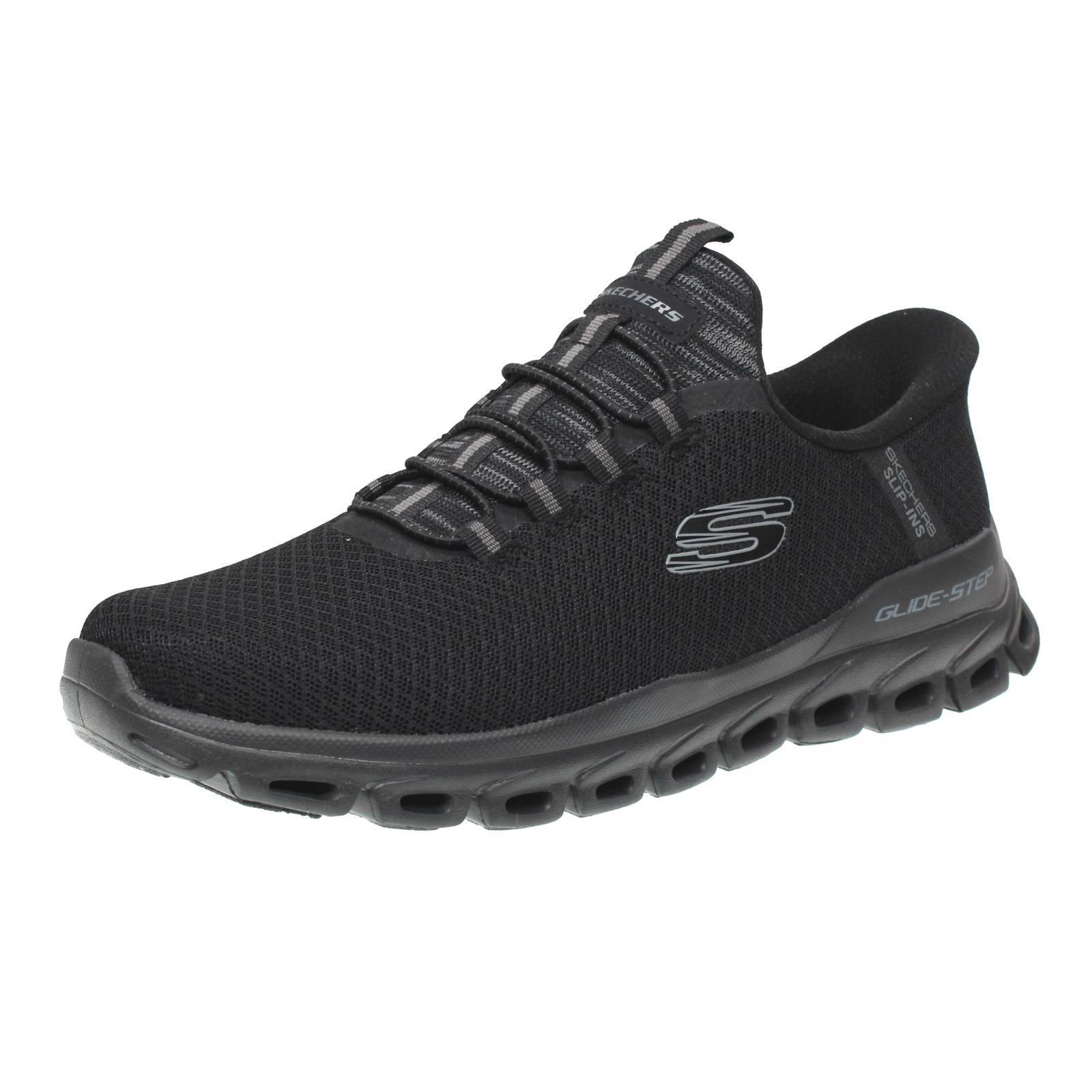 SKECHERS Glide Step Slip Ins - Chaussons avec mousse à mémoire de forme Homme noir