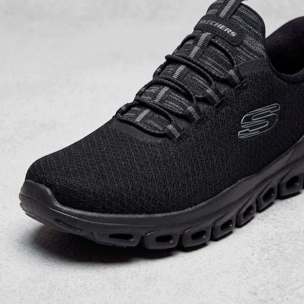 SKECHERS Glide Step Slip Ins - Slip On con Memory Foam Uomo nero Foto 5