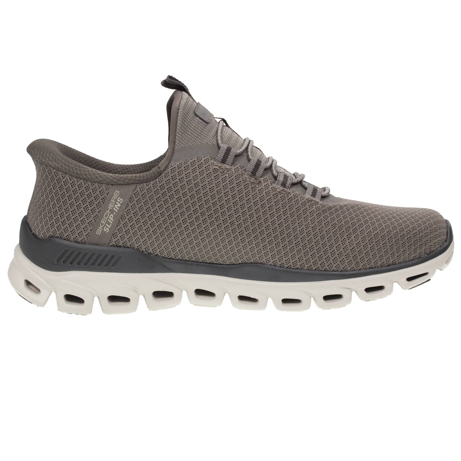 SKECHERS Glide Step Slip Ins - Slip On con Memory Foam Uomo marrone Foto 3