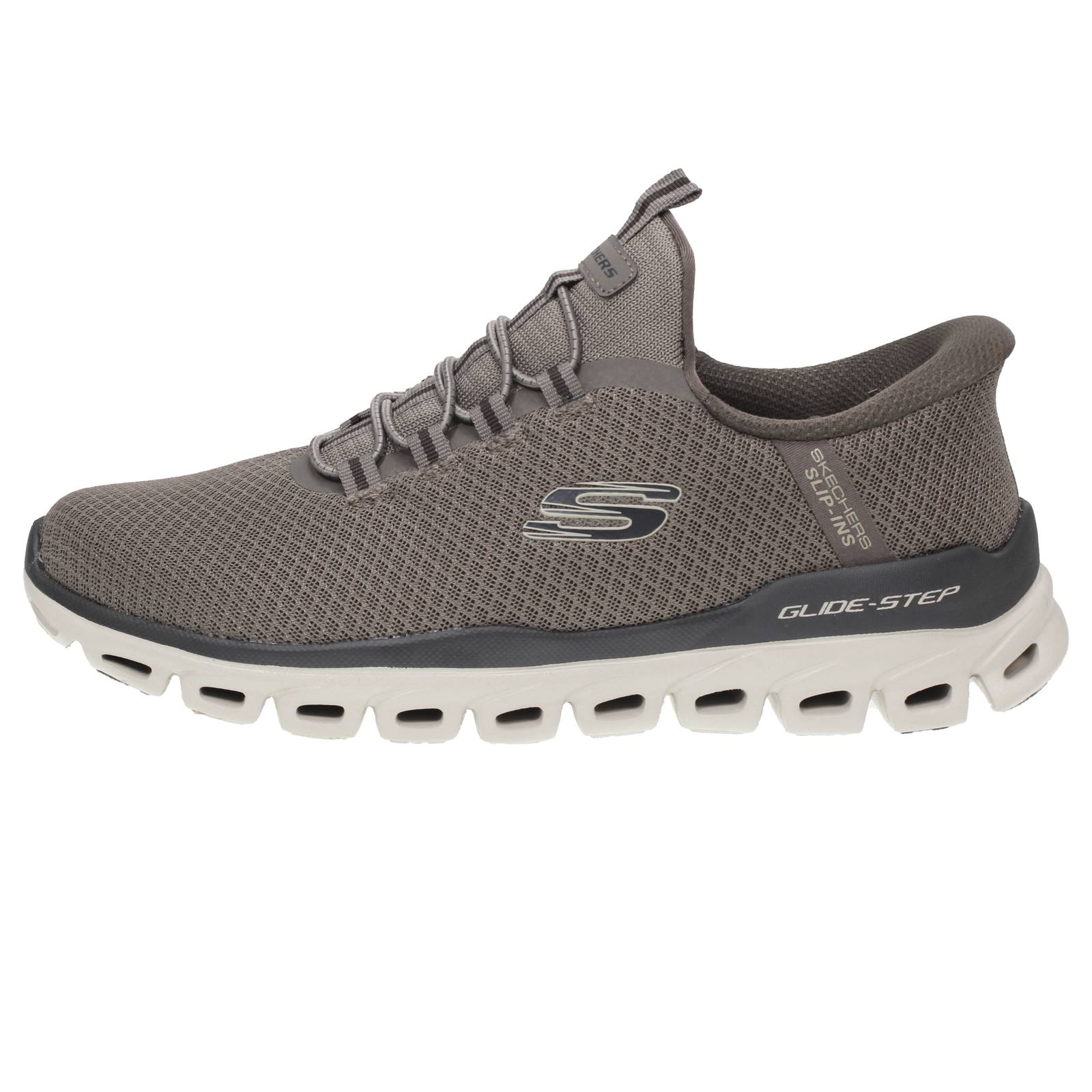 SKECHERS Glide Step Slip Ins - Slip On con Memory Foam Uomo marrone Foto 4