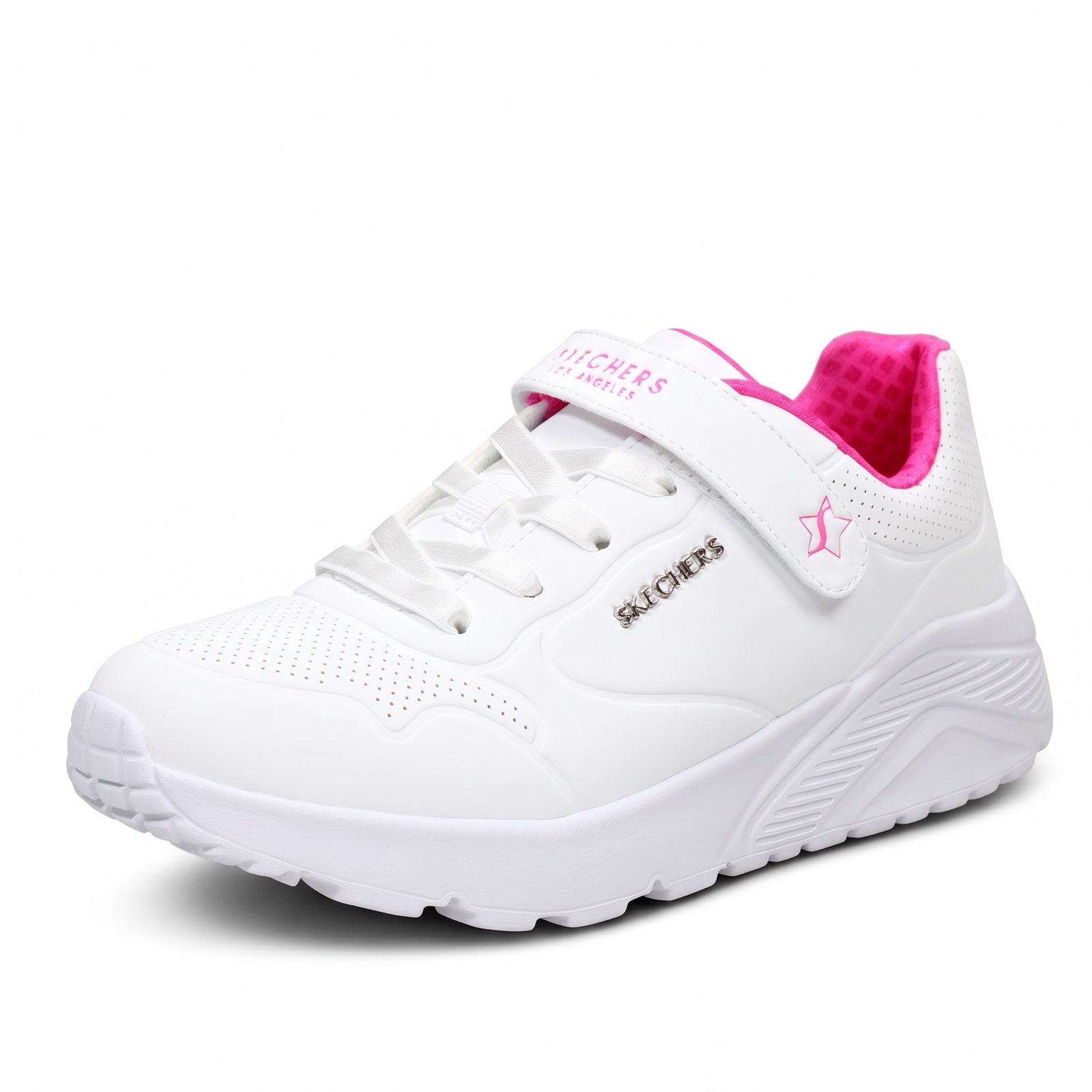 SKECHERS Uno Lite - Sneakers con Memory Foam Junior bianco Foto 1