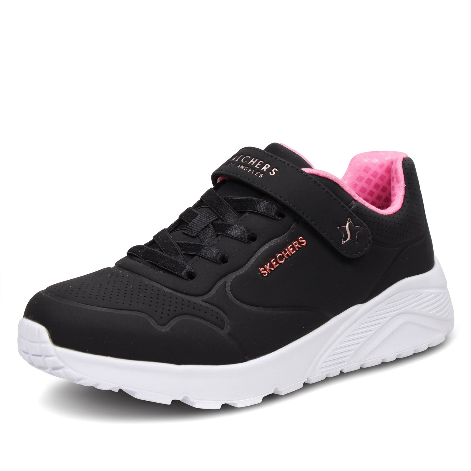 SKECHERS Uno Lite - Sneakers con Memory Foam Junior nero Foto 1