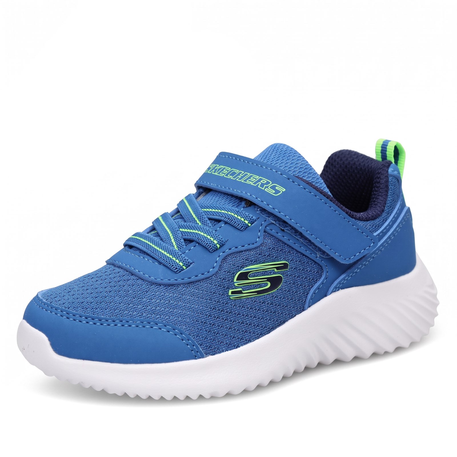 SKECHERS Bounder - Sneakers con strappo Junior blu Foto 1