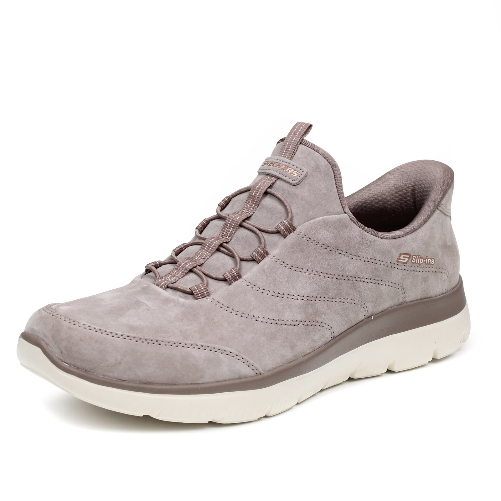 SKECHERS Summits - Slip On in Suede Donna sabbia Foto 1
