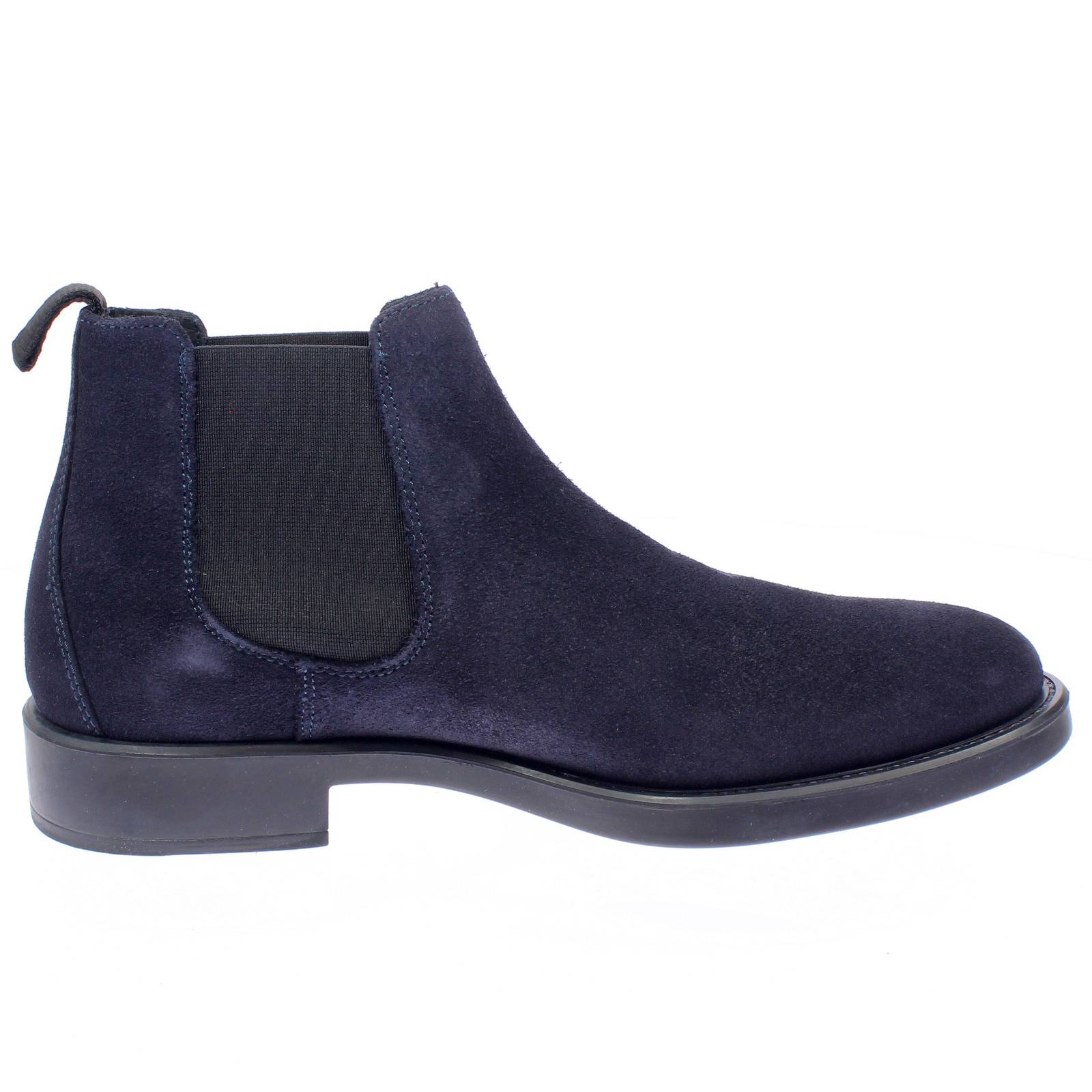 ANTICA CUOIERIA Mount - Bottes Chelsea en daim Homme bleu Photo 2