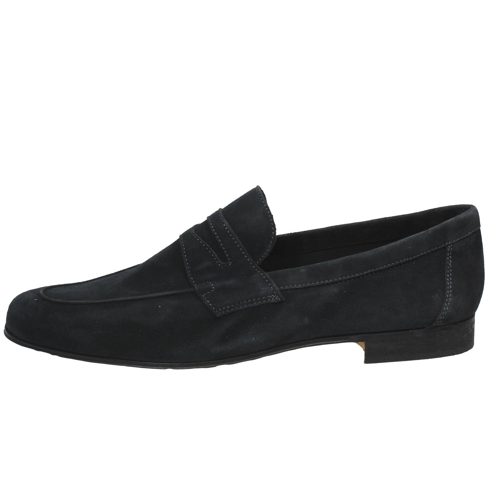 ANTICA CUOIERIA Amalfi - Mocassins en daim Homme bleu Photo 3