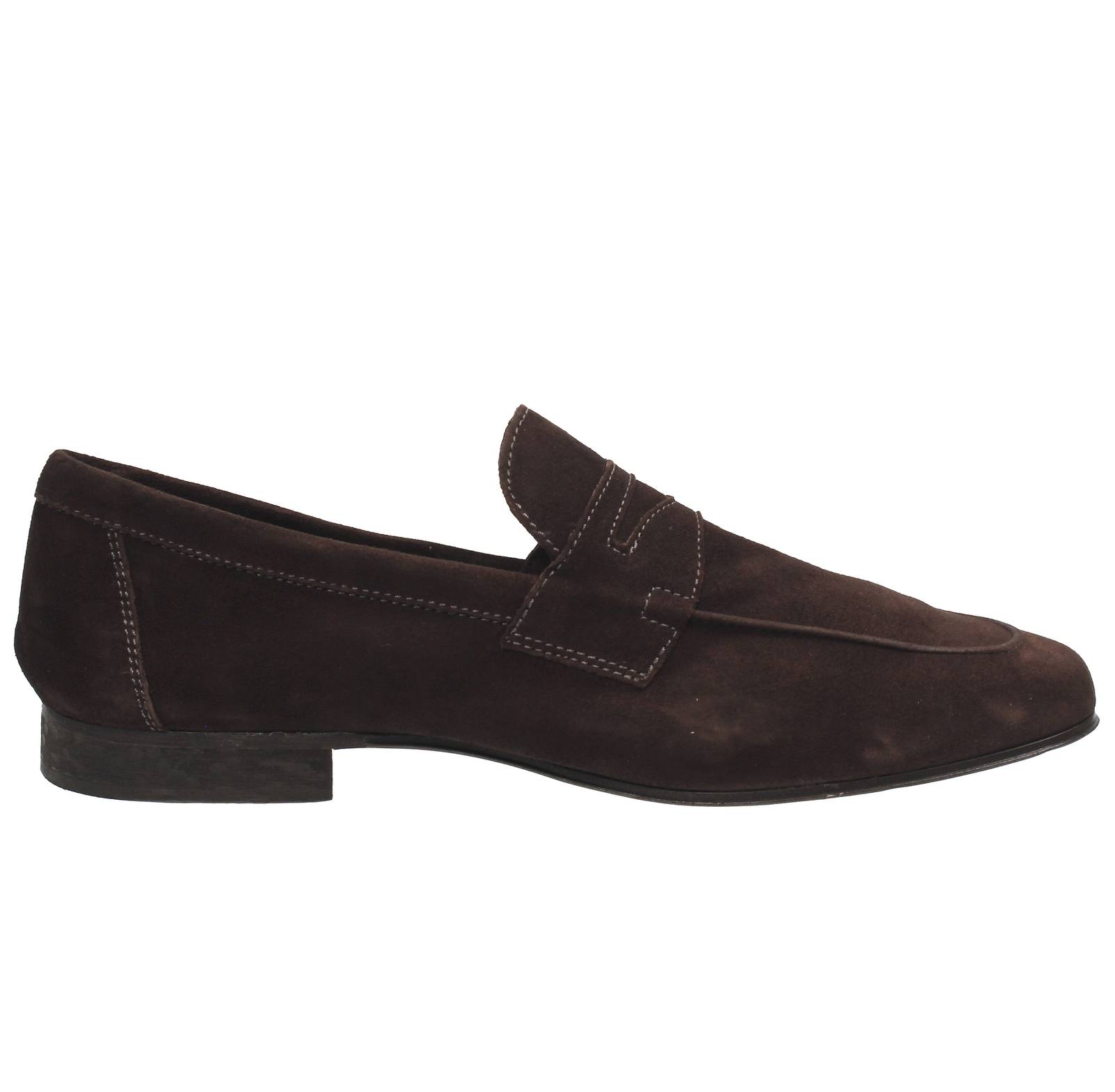 ANTICA CUOIERIA Amalfi - Mocassins en daim Homme brun marron Photo 2