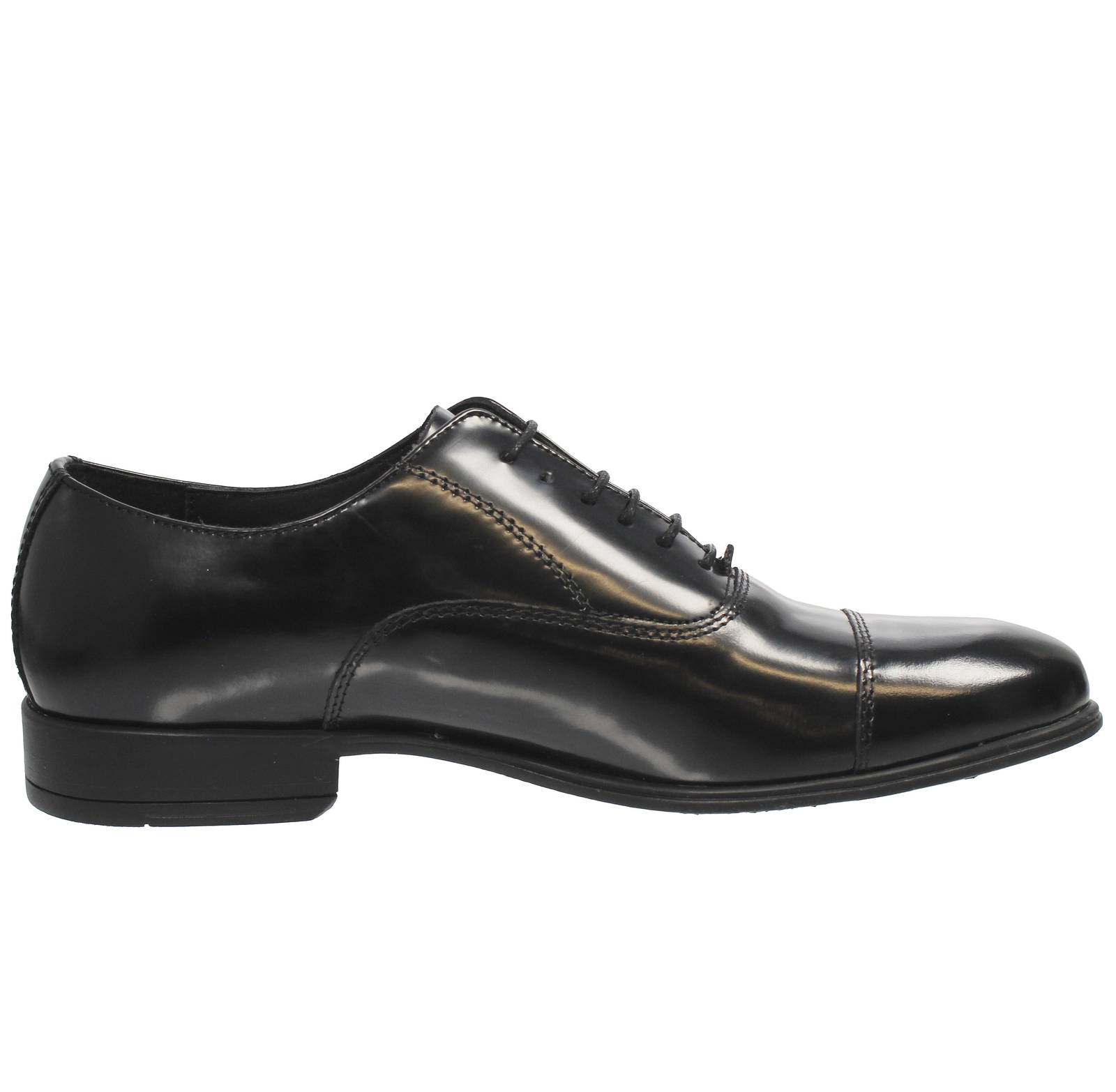 ANTICA CUOIERIA Las Vegas - Chaussures à lacets en cuir Oxford Homme noir Photo 2