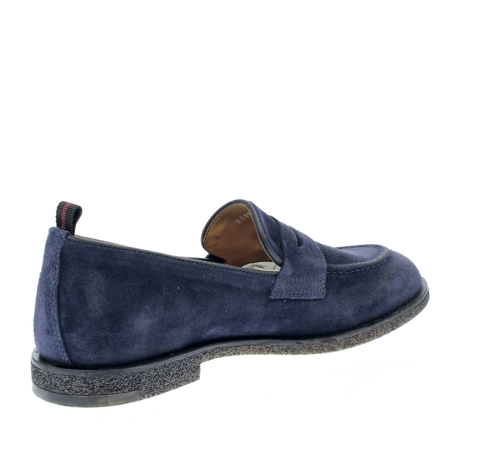 ANTICA CUOIERIA Cortina - Mocassins en daim Homme bleu Photo 4