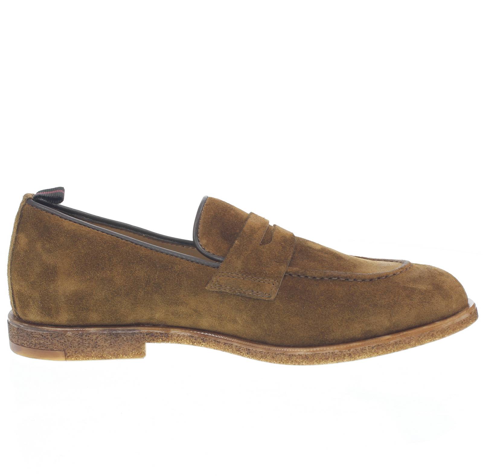 ANTICA CUOIERIA Cortina - Mocassins en daim Homme marron Photo 2