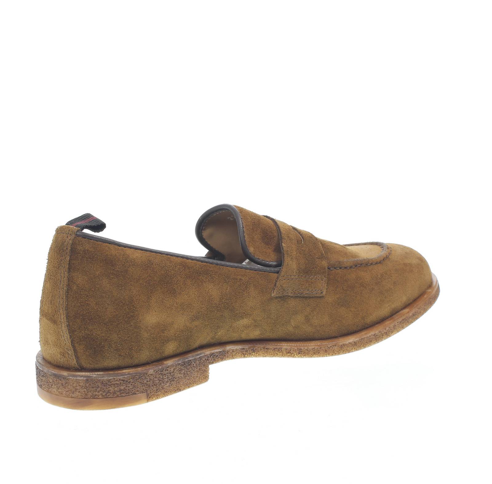 ANTICA CUOIERIA Cortina - Mocassins en daim Homme marron Photo 4