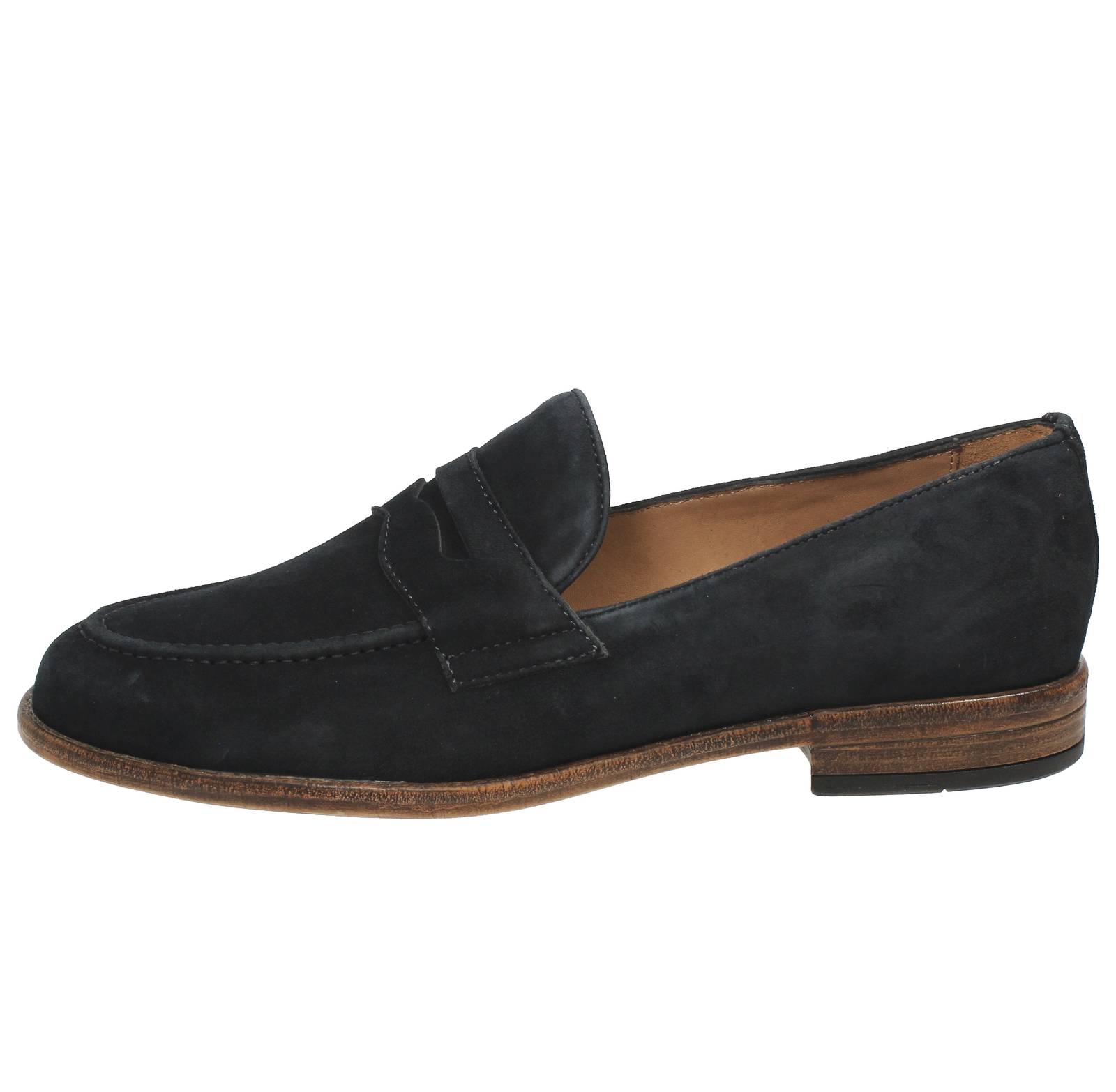 ANTICA CUOIERIA Amalfi - Mocassins en daim Homme bleu Photo 3