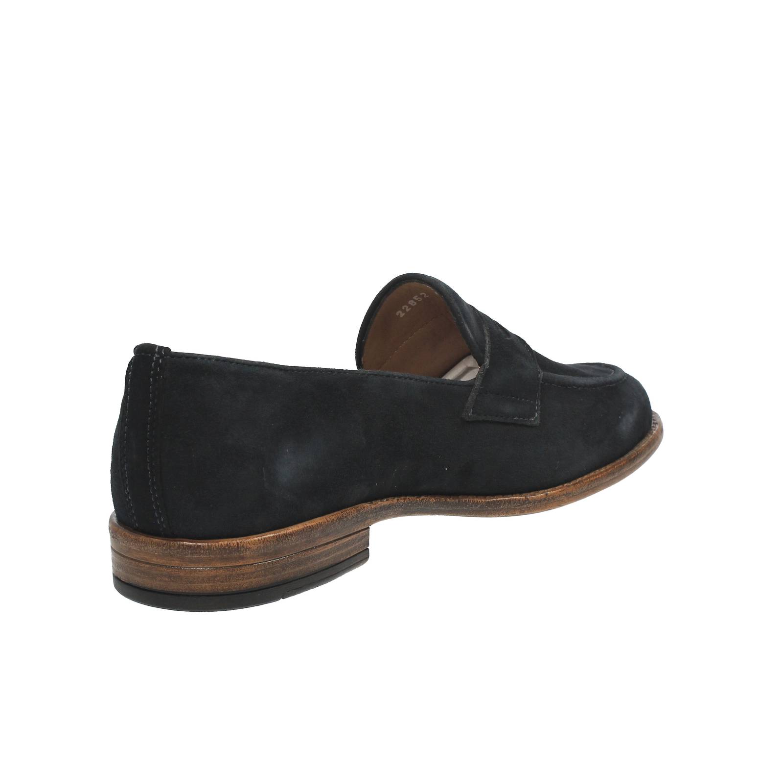 ANTICA CUOIERIA Amalfi - Mocassins en daim Homme bleu Photo 4