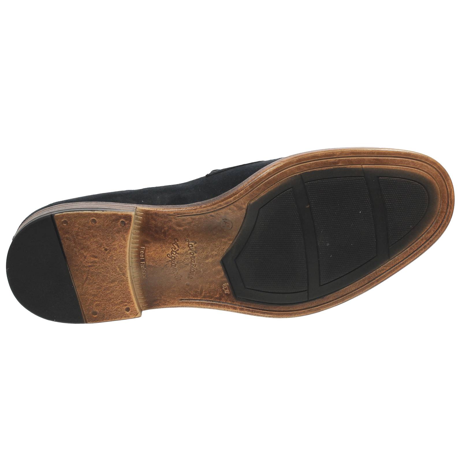 ANTICA CUOIERIA Amalfi - Mocassins en daim Homme bleu Photo 5