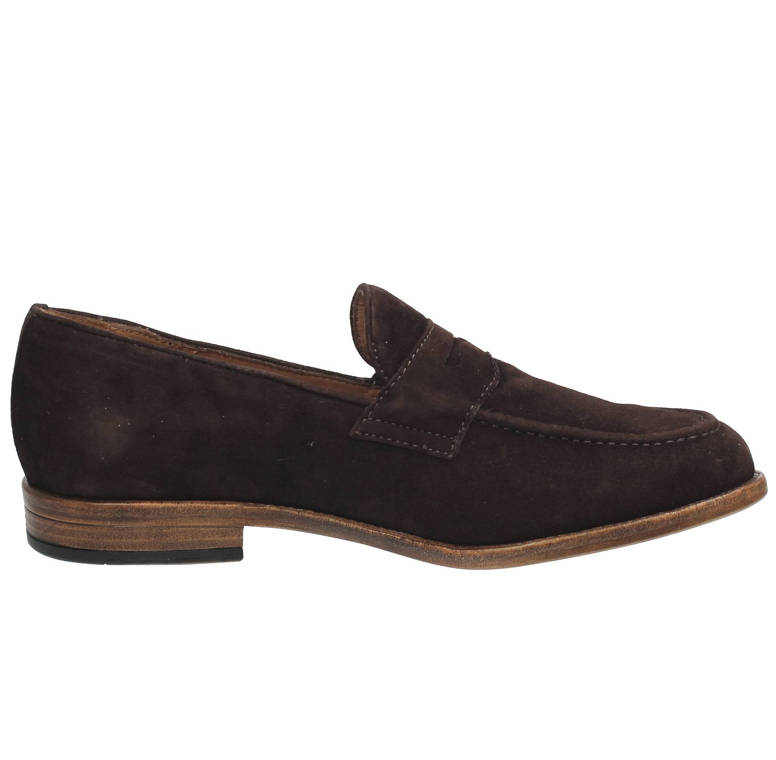 ANTICA CUOIERIA Amalfi - Mocassins en daim Homme brun marron Photo 2