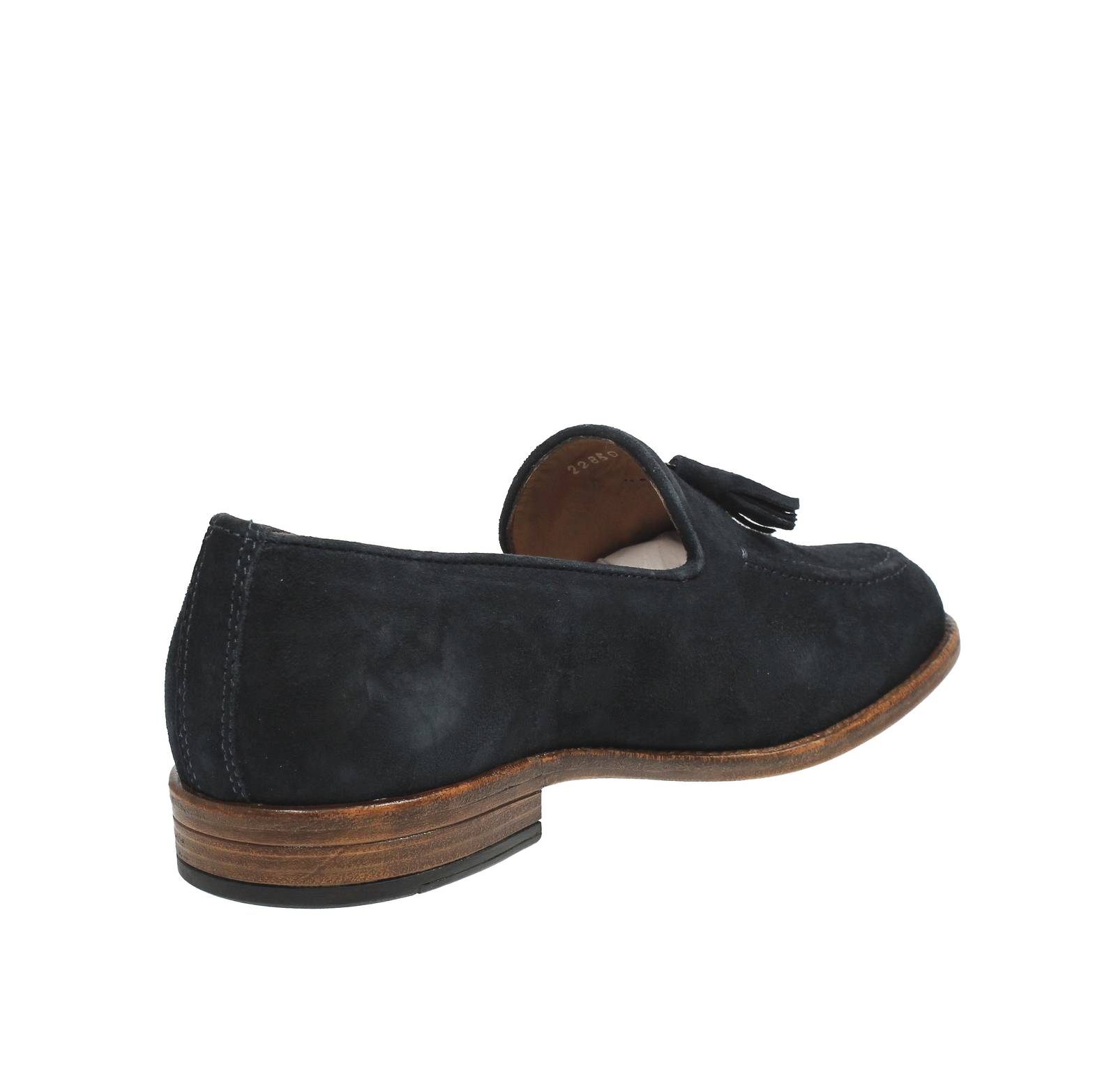 ANTICA CUOIERIA Amalfi - Mocassins en daim Homme bleu Photo 4