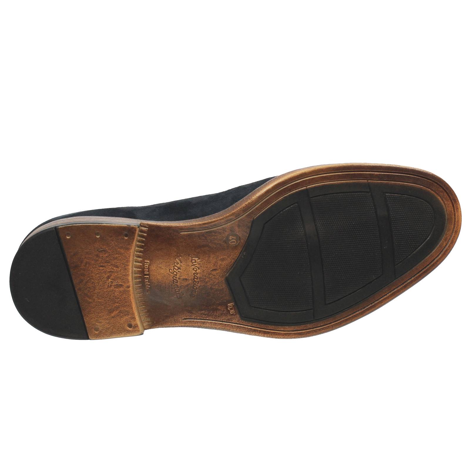 ANTICA CUOIERIA Amalfi - Mocassins en daim Homme bleu Photo 5