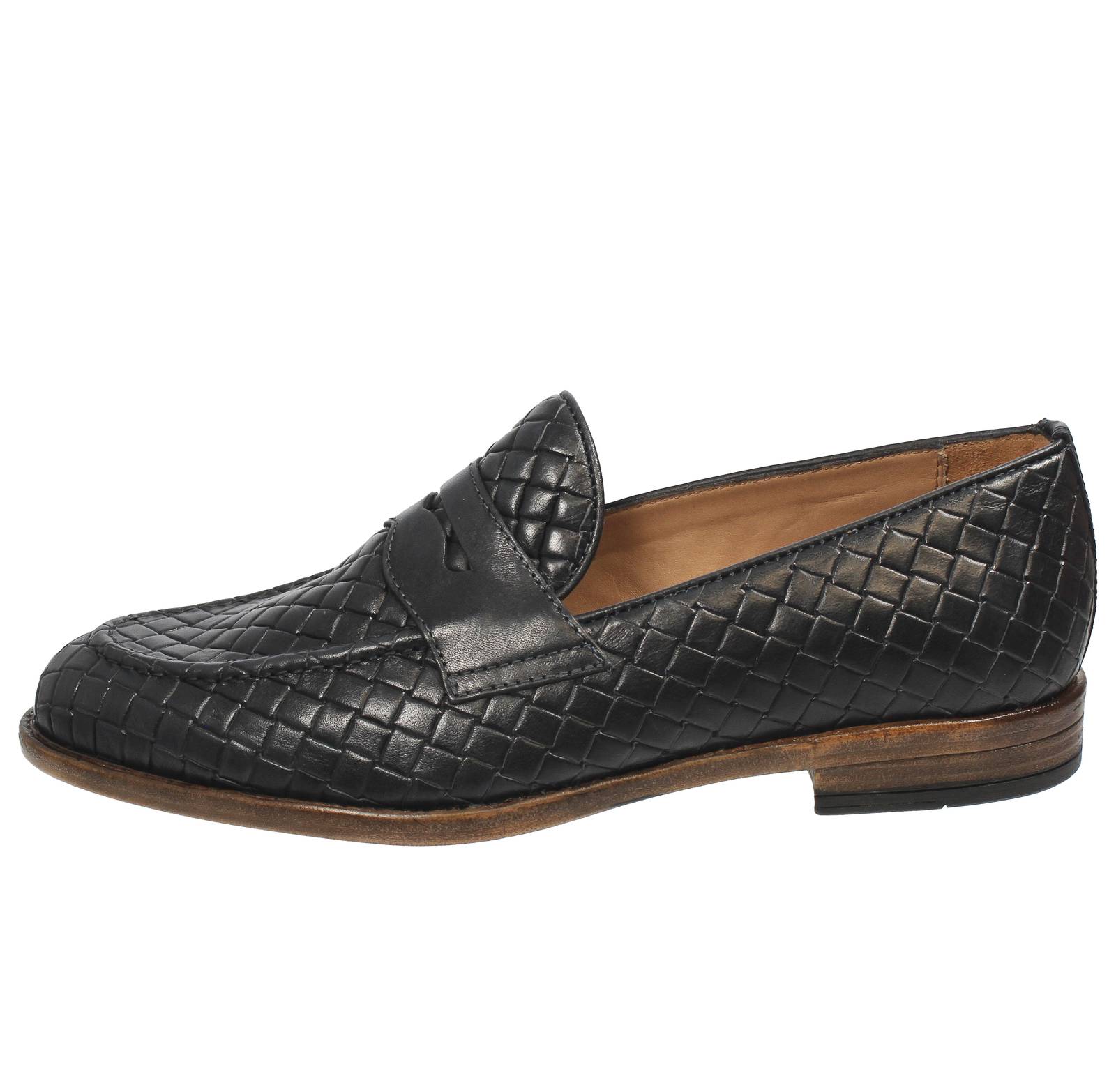 ANTICA CUOIERIA Panama - Mocassins en cuir Homme bleu Photo 3