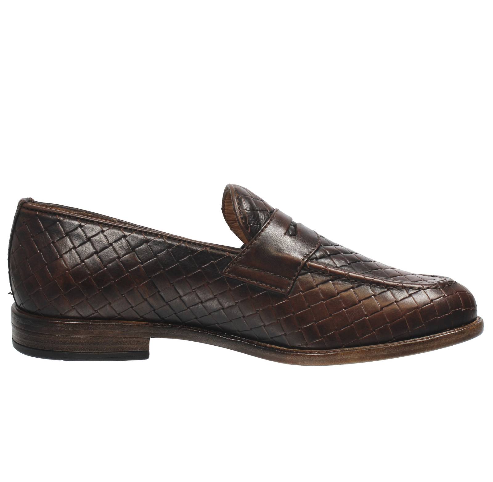 ANTICA CUOIERIA Panama - Mocassins en cuir Homme marron Photo 2