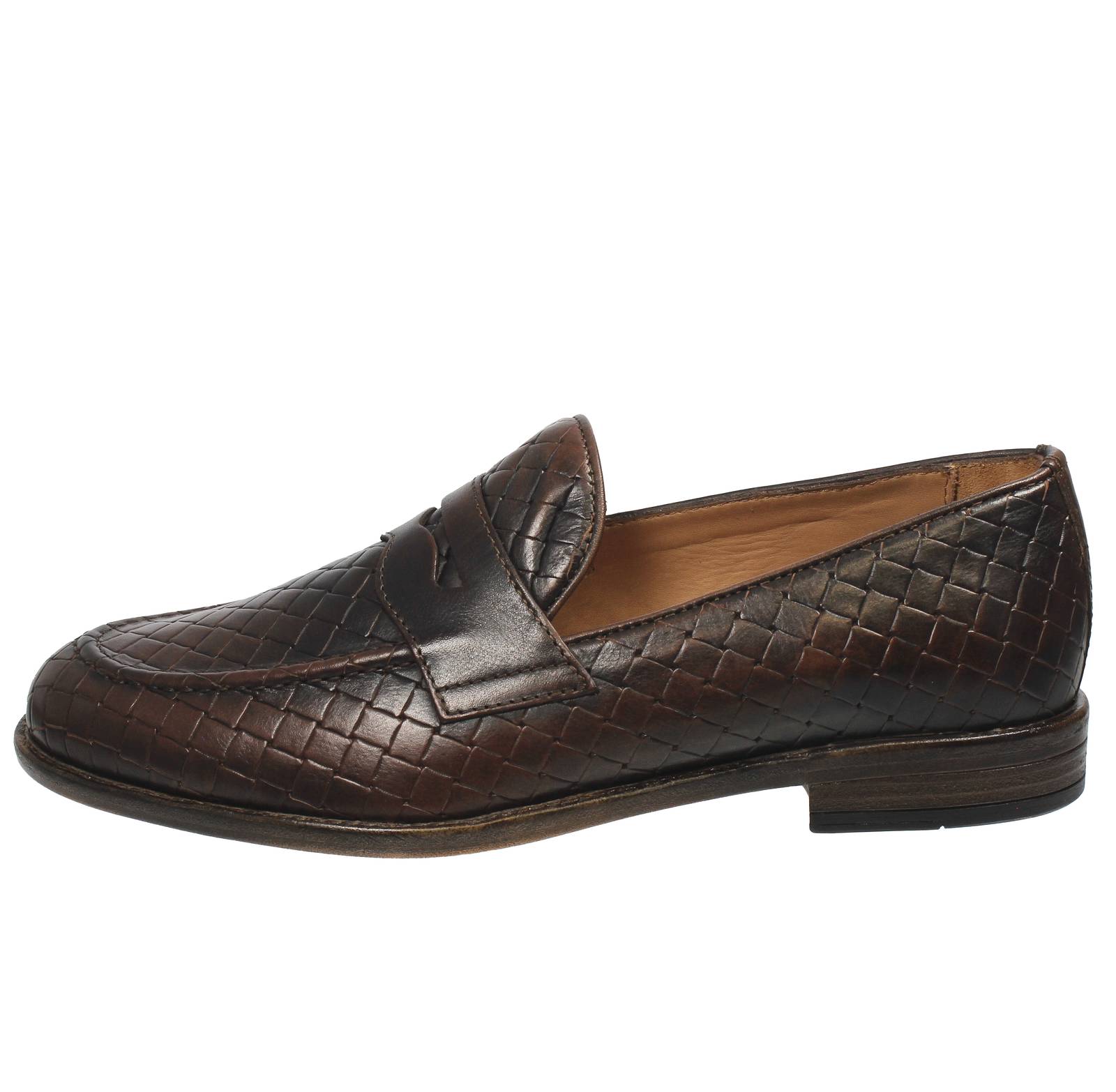 ANTICA CUOIERIA Panama - Mocassins en cuir Homme marron Photo 3