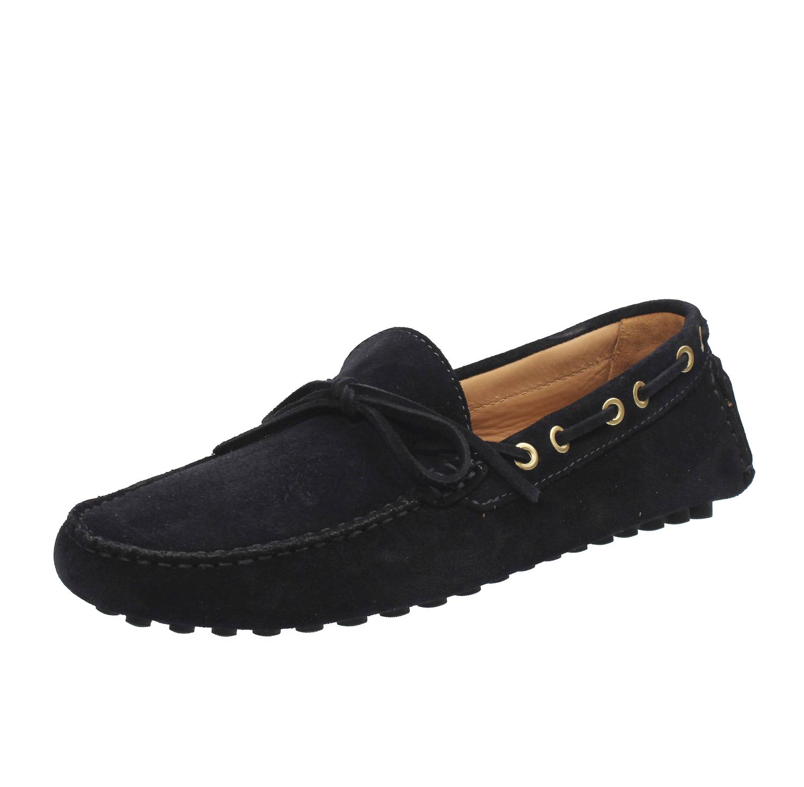 ANTICA CUOIERIA Mocassins en daim Homme bleu