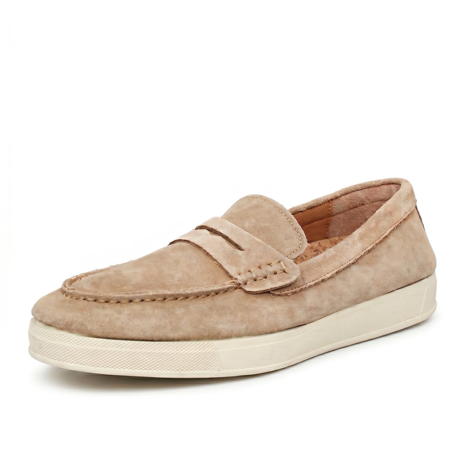 MONO WAY Mocassins en daim Homme sable