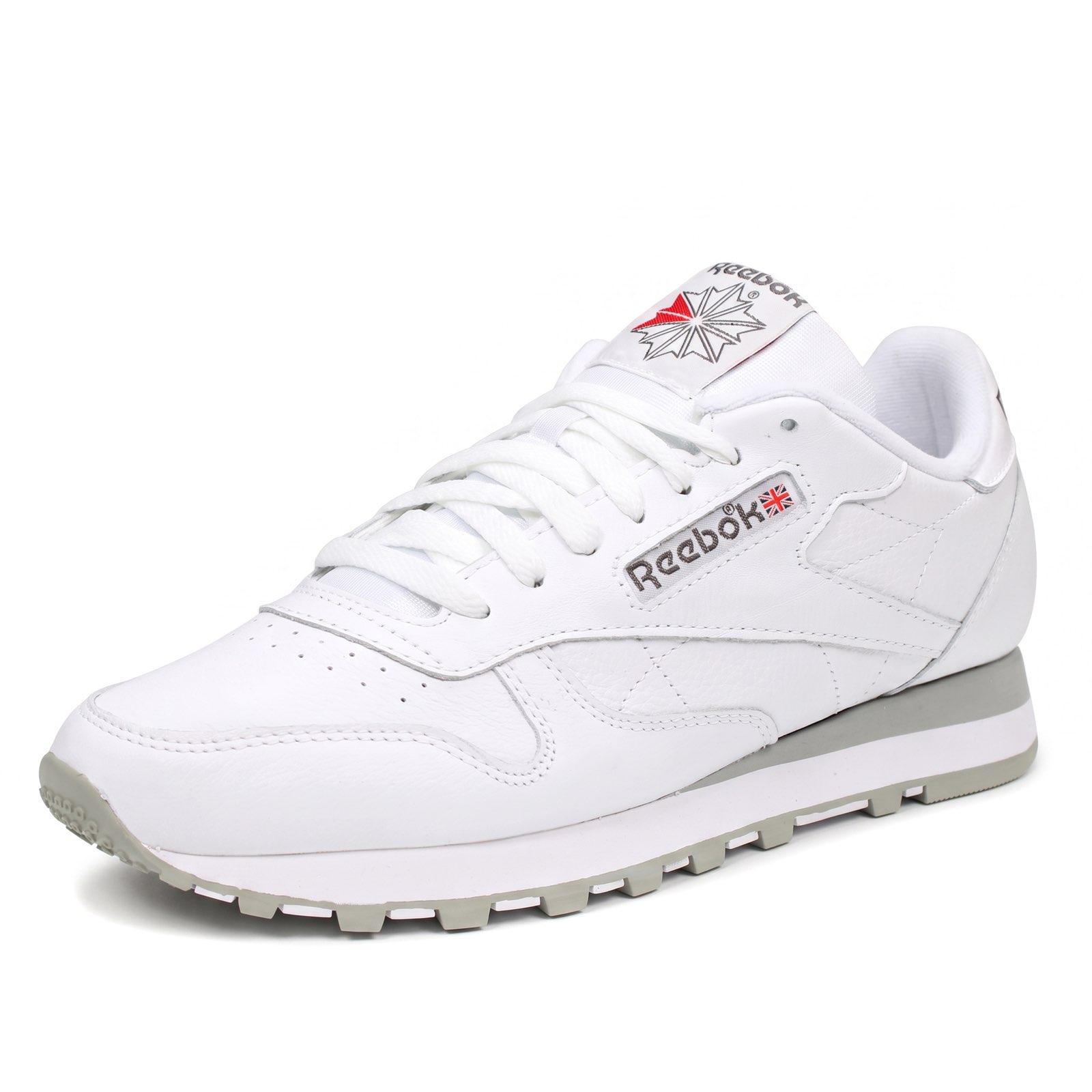 REEBOK Classic Leather - Sneakers basses rétro Homme blanc