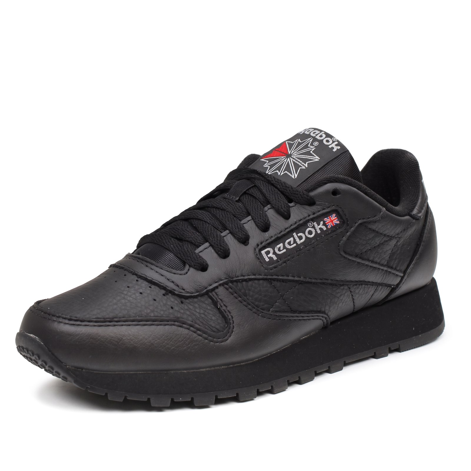 REEBOK Classic Leather - Sneakers basses rétro Femme noir