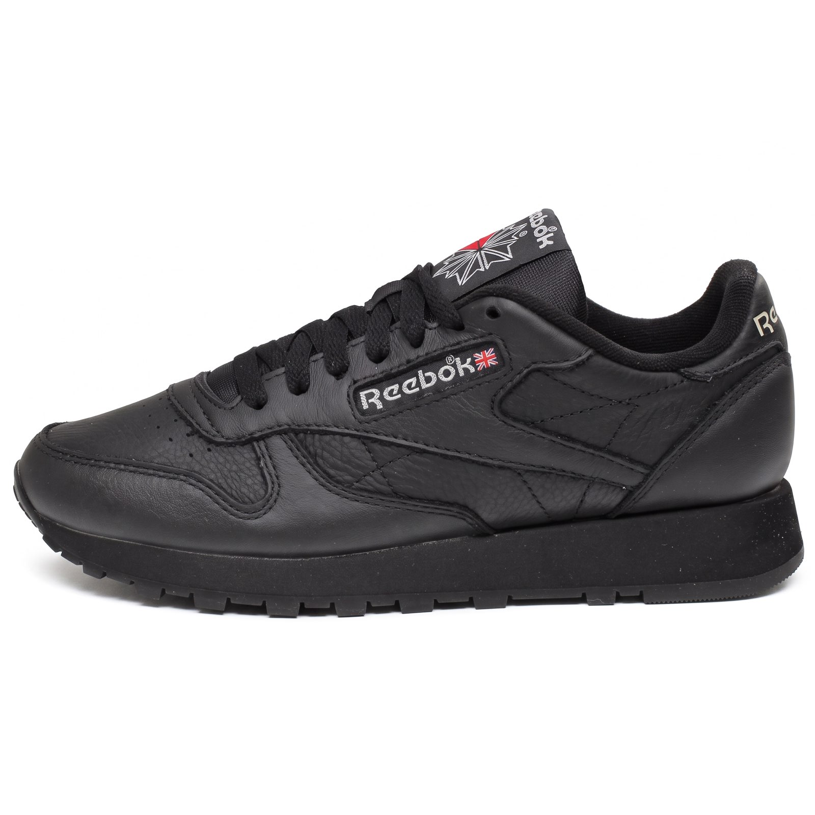 REEBOK Classic Leather - Sneakers basses rétro Femme noir Photo 3