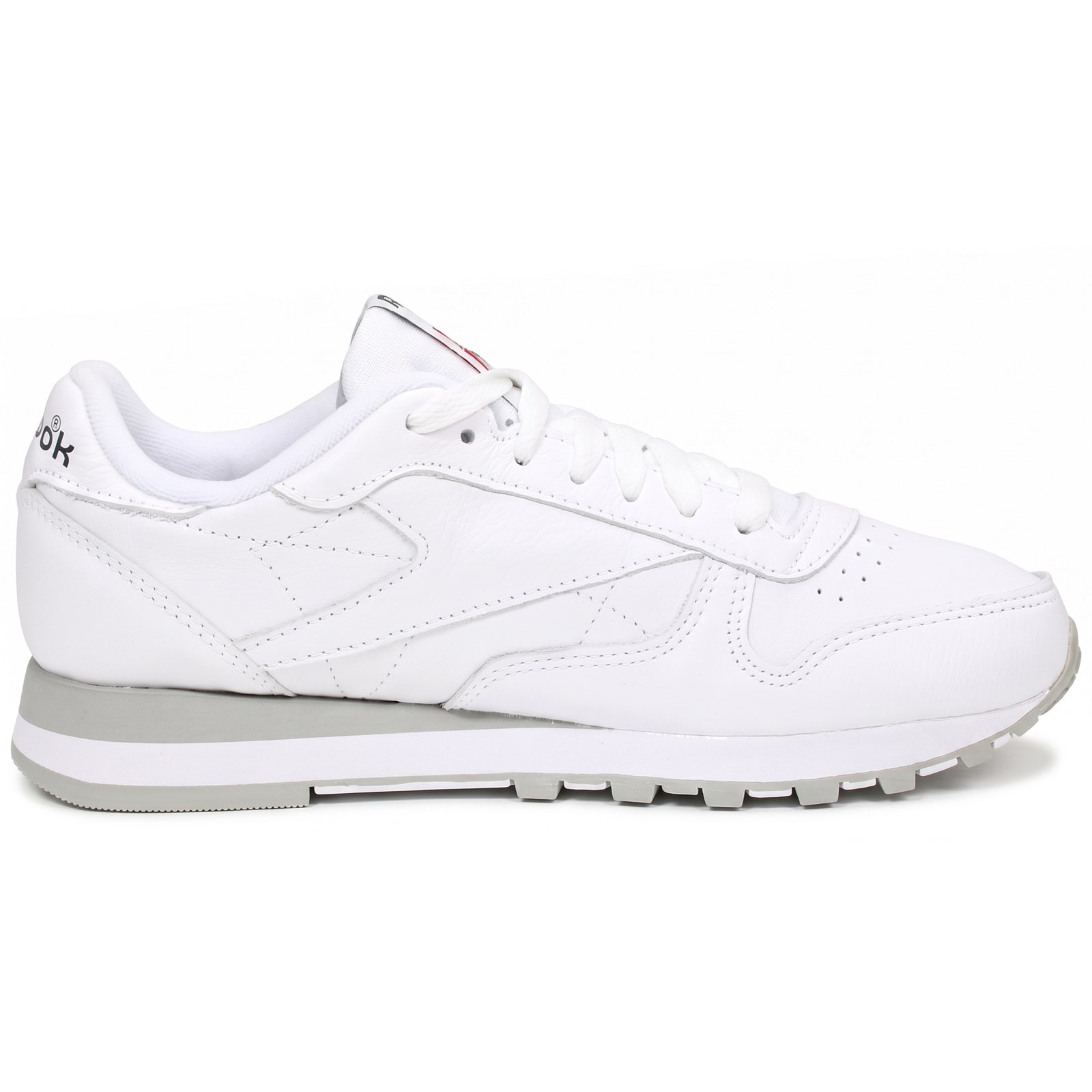 REEBOK Classic Leather - Sneakers basses rétro Femme blanc Photo 3