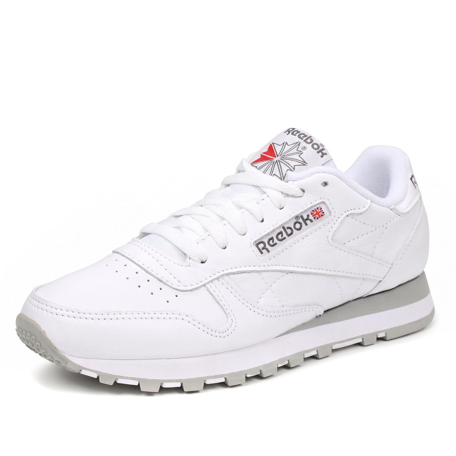 REEBOK Classic Leather - Sneakers basses rétro Femme blanc