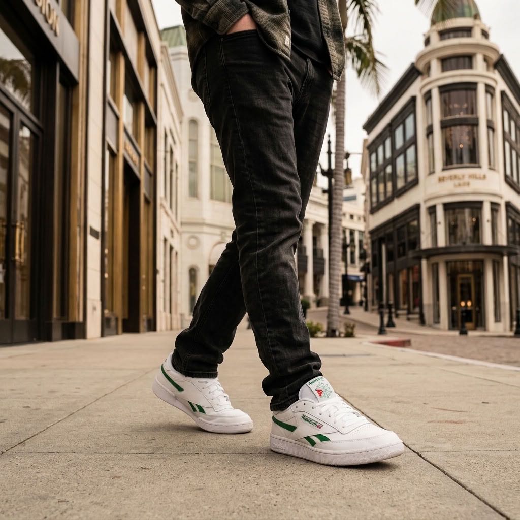 REEBOK Club C Revenge - Sneakers en cuir Homme blanc Photo 2
