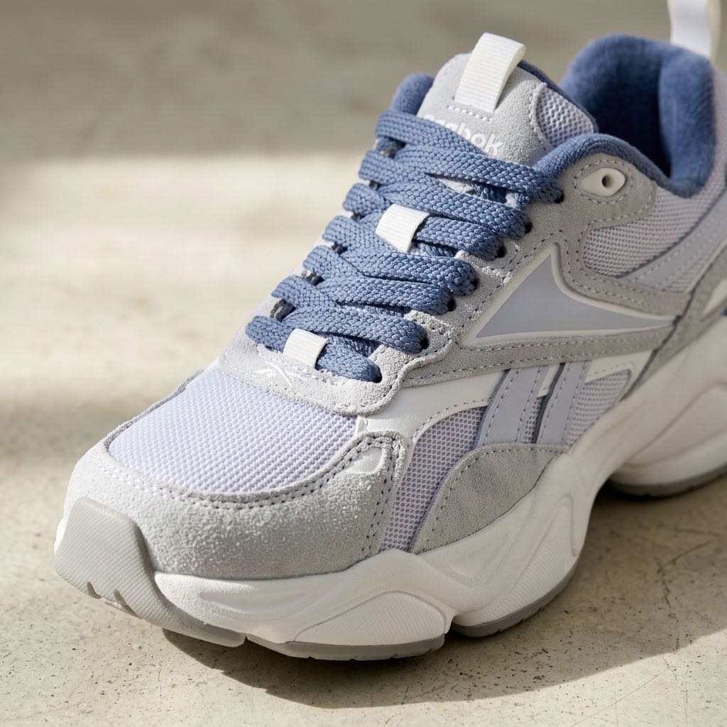 REEBOK Charge Run - Sneakers en daim Femme bleu azur Photo 5