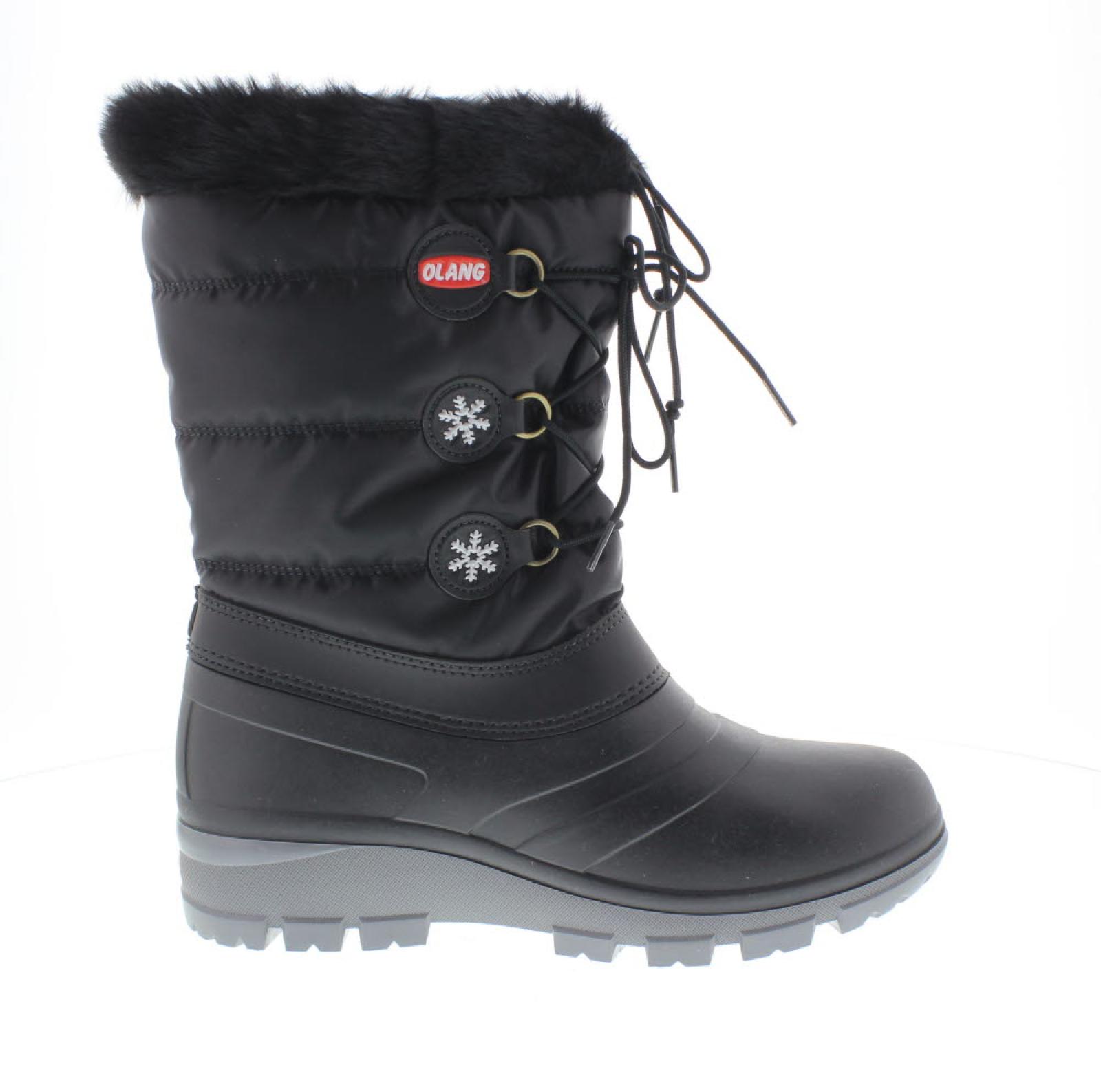 OLANG Patty - Bottes imperméables à lacets Femme noir Photo 2