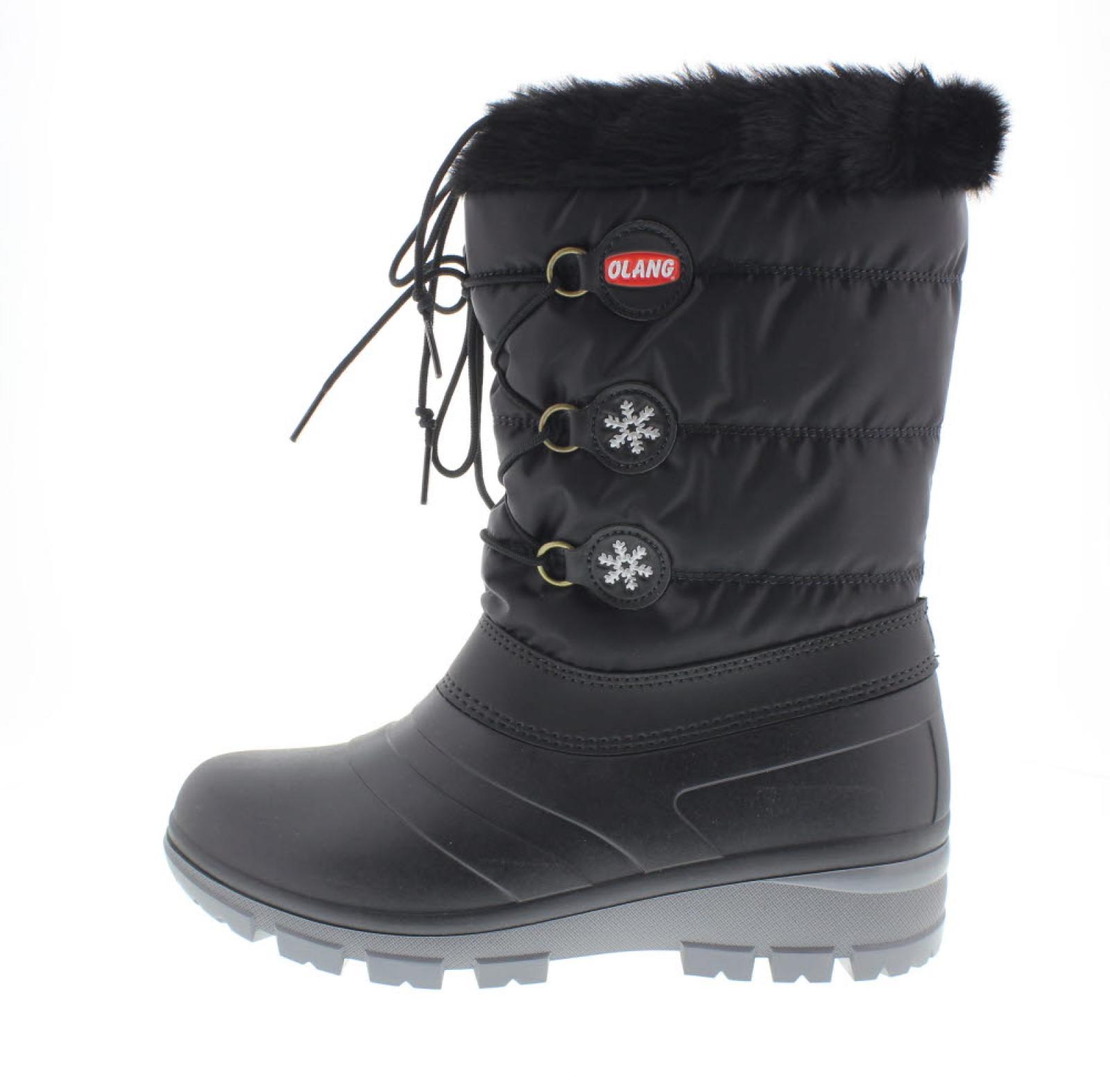 OLANG Patty - Bottes imperméables à lacets Femme noir Photo 4