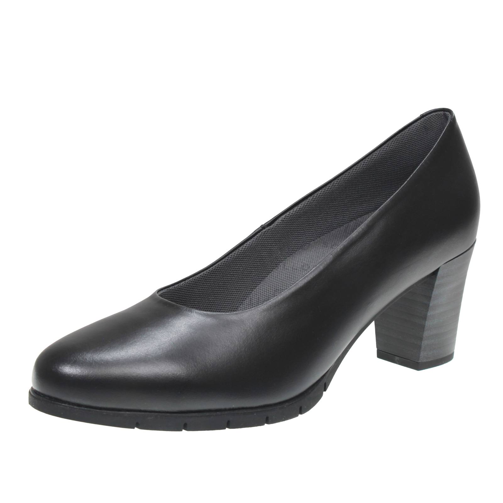 Pitillos Pumps mit mittlerem Absatz schwarz - Damen Schuhe Pumps mittlerer Absatz
