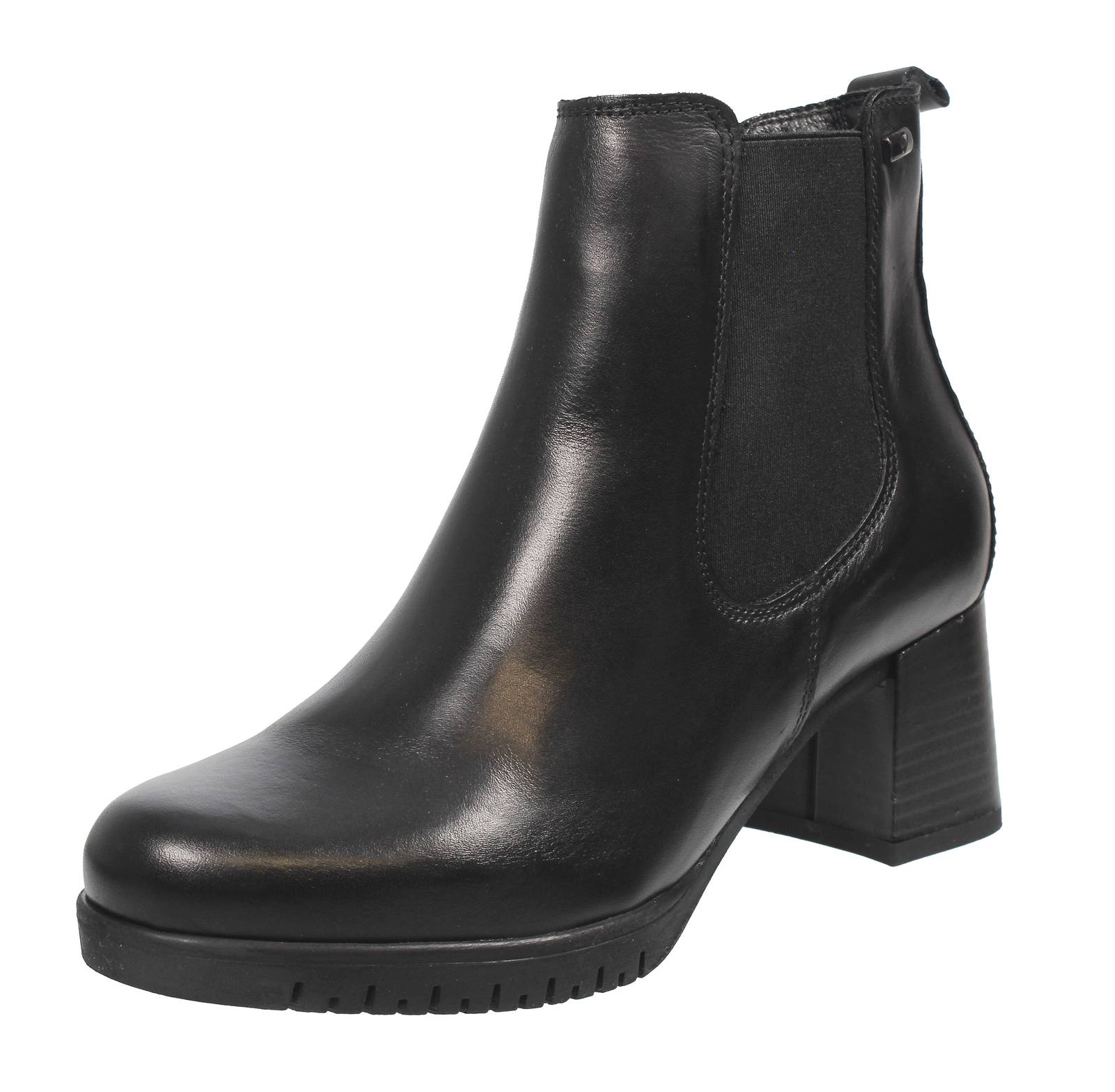 Ботинки Челси от Valleverde в Pelle Nero - Donna Scarpe Stivaletti Classici
