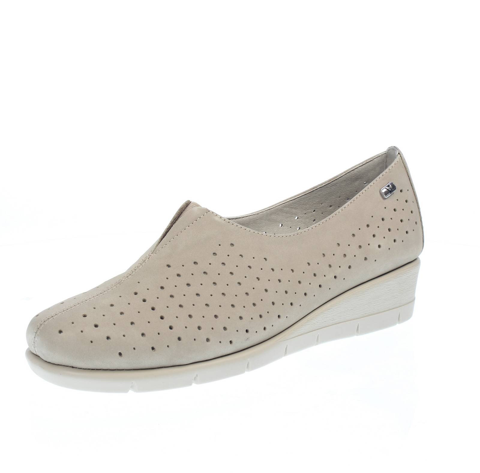 Комфорт Valleverde Mocassini в бежевом цвете Pelle - Donna Scarpe Mocassini 17790₽