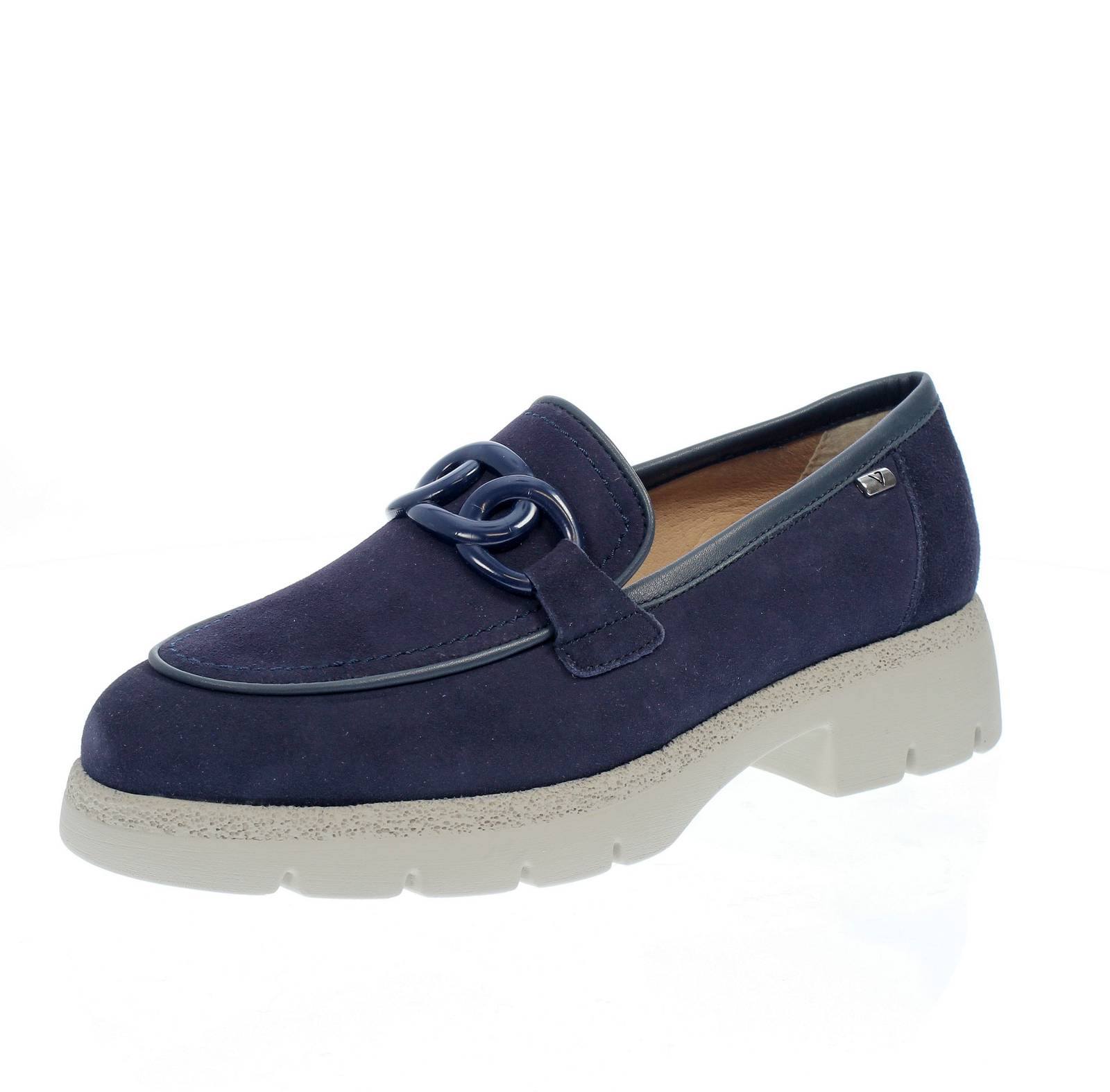 Valleverde Mocassini Carrarmato из синей замши - Donna Scarpe Mocassini