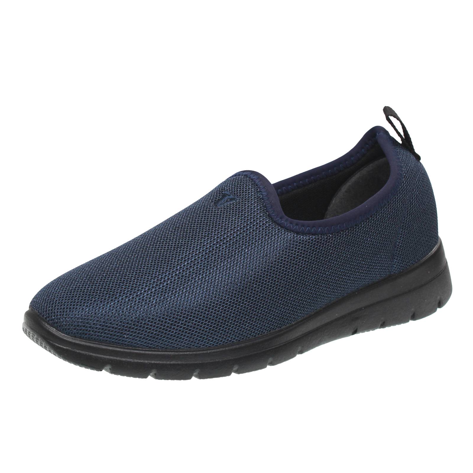 Valleverde Comfort Mesh Slipper blau - Damen Schuhe Slipper