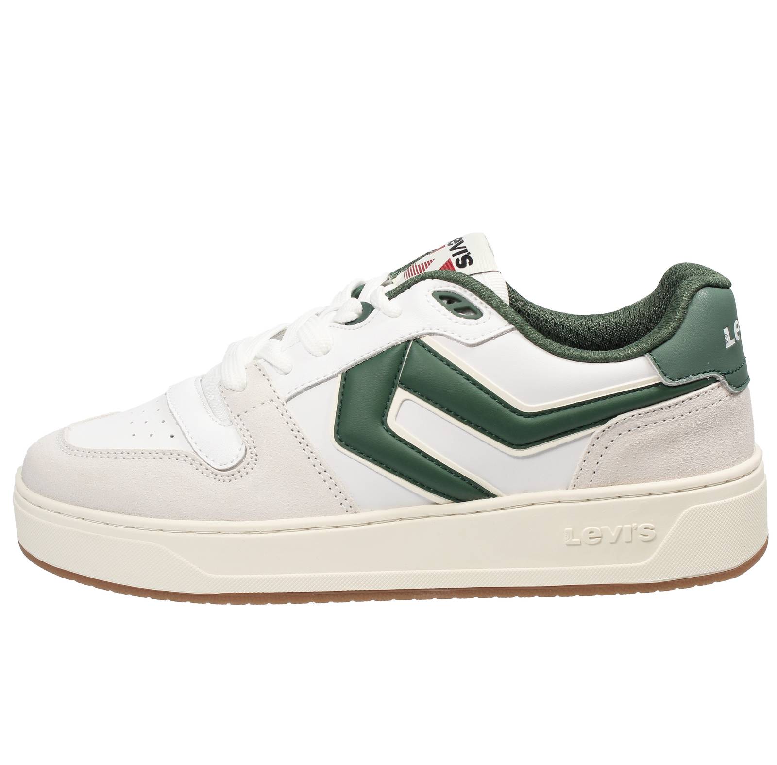 LEVI'S Glide - Sneakers basse in Pelle Uomo bianco Foto 3